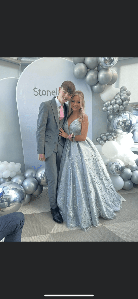 Silver prom dress - Prom UK Reloved
